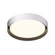 ET2 Echo Ceiling Light in Aluminum, featuring a sleek design with a White and Black finish, perfect for modern interiors and ambient lighting.