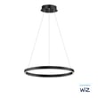 ET2 Groove Single Pendant in Black Aluminum, featuring a sleek, modern design with a cylindrical shape, perfect for contemporary interiors.