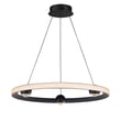 ET2 Nodes Pendant Light with a sleek Black finish and Aluminum material, featuring a modern design with multiple adjustable hanging elements.
