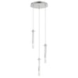 ET2 Pipette Multi-Light Pendant featuring a sleek design with multiple hanging lights in polished chrome finish and steel construction.