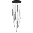 ET2 Stillo Multi Pendant with a sleek Black finish and Steel material, featuring multiple hanging lights in a modern, elegant design.