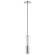 ET2 Torch Pendant in Polished Chrome finish, crafted from Aluminium, hanging elegantly with a sleek and modern design.