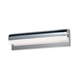 ET2 Waterfall Bathroom Vanity Light in Polished Chrome finish, featuring a sleek, modern design with cascading elements and aluminum construction.
