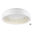 ET2 iCorona 23.5" Ceiling Light with a sleek, modern design, featuring a circular shape and smooth finish, illuminating a contemporary space.