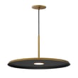ET2 Berliner Pendant in Antique Brass finish, crafted from durable steel, elegantly illuminating modern spaces.