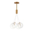 ET2 Burst Multi-Light Pendant in Gold, featuring Steel and Glass materials for a modern lighting solution.