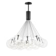 ET2 Burst Multi-Light Pendant in Black, featuring Steel and Glass materials for a modern lighting solution.