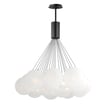 ET2 Burst Multi-Light Pendant in Black, featuring Steel and Glass materials for a modern lighting solution.