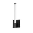 ET2 Cortex Wall Sconce in Black, featuring durable steel, aluminum, and glass materials for modern lighting elegance.