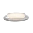 ET2 Bubble Flush Mount in White Steel, modern ceiling light fixture for stylish home decor and illumination.