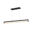 ET2 Crossbar Pendant in Black Aluminum, modern lighting fixture enhancing contemporary home decor.