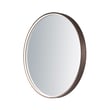 ET2 Round LED Mirror with an Anodized Bronze finish and Steel frame, featuring a sleek, modern design with integrated LED lighting.