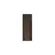 ET2 Maglev Outdoor Wall Mount in Architectural Bronze finish, made of Aluminum, elegantly illuminates a brick wall with soft, warm light.