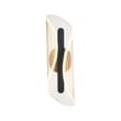 ET2 Manta Wall Sconce featuring a sleek Black finish with Aluminum and Acrylic materials, elegantly illuminating the space with modern design.