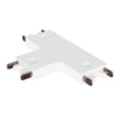 ET2 Continuum Track 3-Way T Connector in White, made of durable PC material, perfect for versatile lighting solutions.