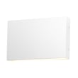 ET2 Brik Wall Sconce in White Aluminum, modern lighting fixture perfect for stylish home decor.