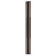 ET2 Interlace Outdoor Wall Sconce in Black with Aged Copper finish, crafted from Aluminum, elegantly illuminates an outdoor space with its modern design.