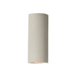 ET2 Pilar Cylinder Outdoor Wall Sconce in Sandstone finish, featuring a sleek, modern design with a cylindrical shape, perfect for outdoor lighting.