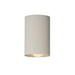 ET2 Pilar Outdoor Flush Mount in Sandstone finish, featuring a sleek, modern design with a concrete and steel construction.