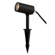 ET2 Alumilux Landscape Path Light in Black, featuring durable aluminum and glass for stylish outdoor illumination.