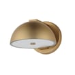 ET2 Cauldron Indoor Wall Sconce in Gold, featuring Stainless Steel and Glass for elegant home lighting.