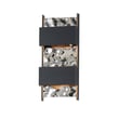 ET2 Coulee Outdoor Wall Sconce in Black, featuring durable stainless steel and glass for stylish outdoor lighting.
