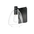Maxim Lighting Babylon Wall Sconce in Black Steel, modern design for stylish indoor illumination.