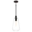 Maxim Lighting Babylon Drop Light in Black Steel, showcasing a modern design perfect for stylish interiors.