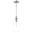 Maxim Lighting Babylon Drop Light in Satin Nickel, featuring a sleek steel design for modern home decor.