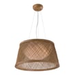 Maxim Lighting Bahama Pendant in Natural finish with Hemp and Acrylic materials, perfect for coastal-inspired decor.
