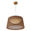 Maxim Lighting Bahama Pendant in Natural finish with Hemp and Acrylic materials, perfect for coastal-inspired decor.