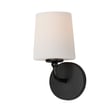 Maxim Lighting Bristol Wall Sconce in Black, featuring durable steel and elegant glass design for stylish illumination.
