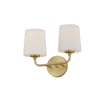 Maxim Lighting Bristol Wall Sconce in Satin Brass, featuring durable steel and glass for elegant home lighting.