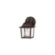 Maxim Lighting Builder Cast Outdoor Square Wall Light in Empire Bronze, durable aluminum design for stylish outdoor illumination.