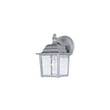 Maxim Lighting Builder Cast Outdoor Square Wall Light in Pewter, durable aluminum design for stylish outdoor illumination.