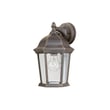 Maxim Lighting Builder Cast Outdoor Wall Sconce in Rust Patina, durable aluminum design for stylish outdoor illumination.