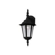 Maxim Lighting Builder Cast 17" Outdoor Wall Light in Black Aluminum, perfect for enhancing outdoor spaces with style.