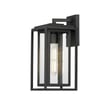 Maxim Lighting Cabana Outdoor Wall Light in Black Aluminum, perfect for enhancing outdoor spaces with style and durability.