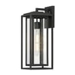 Maxim Lighting Cabana Outdoor Wall Light in Black Aluminum, perfect for enhancing outdoor spaces with stylish illumination.