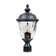 Maxim Lighting Carriage House DC Outdoor Post Mount in Oriental Bronze, durable aluminum design for stylish outdoor illumination.