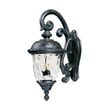 Maxim Lighting Carriage House VX Outdoor Wall Lantern in Oriental Bronze, made of Vivex Resin Composite and Glass.
