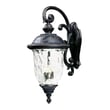 Maxim Lighting Carriage House VX Outdoor Wall Lantern in Oriental Bronze, made of Vivex Resin Composite and Glass.