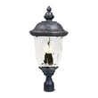 Maxim Lighting Carriage House VX Outdoor Post Mount in Oriental Bronze, crafted from Vivex Resin Composite and Glass.