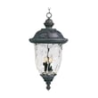 Maxim Lighting Carriage House VX Outdoor Pendant in Oriental Bronze, featuring durable Vivex resin composite and glass.