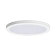 Maxim Lighting Chip Outdoor Round Flush Mount in White Steel, perfect for stylish outdoor lighting solutions.