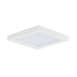 Maxim Lighting Chip Outdoor Square Flush Mount in White, made of durable polycarbonate and steel, enhancing outdoor spaces.