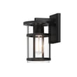 Maxim Lighting Clyde VX Outdoor Wall Light in Black, featuring durable Vivex resin composite and glass for stylish outdoor illumination.
