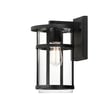 Maxim Lighting Clyde VX Outdoor Wall Light in Black, crafted from durable Vivex Resin Composite and Glass for stylish outdoor illumination.