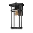 Maxim Lighting Clyde VX Outdoor Wall Light in Black, made of Vivex Resin Composite and Glass, perfect for outdoor spaces.