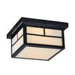 Maxim Lighting Coldwater Outdoor Flush Mount in Black Aluminum, perfect for enhancing outdoor spaces with stylish illumination.